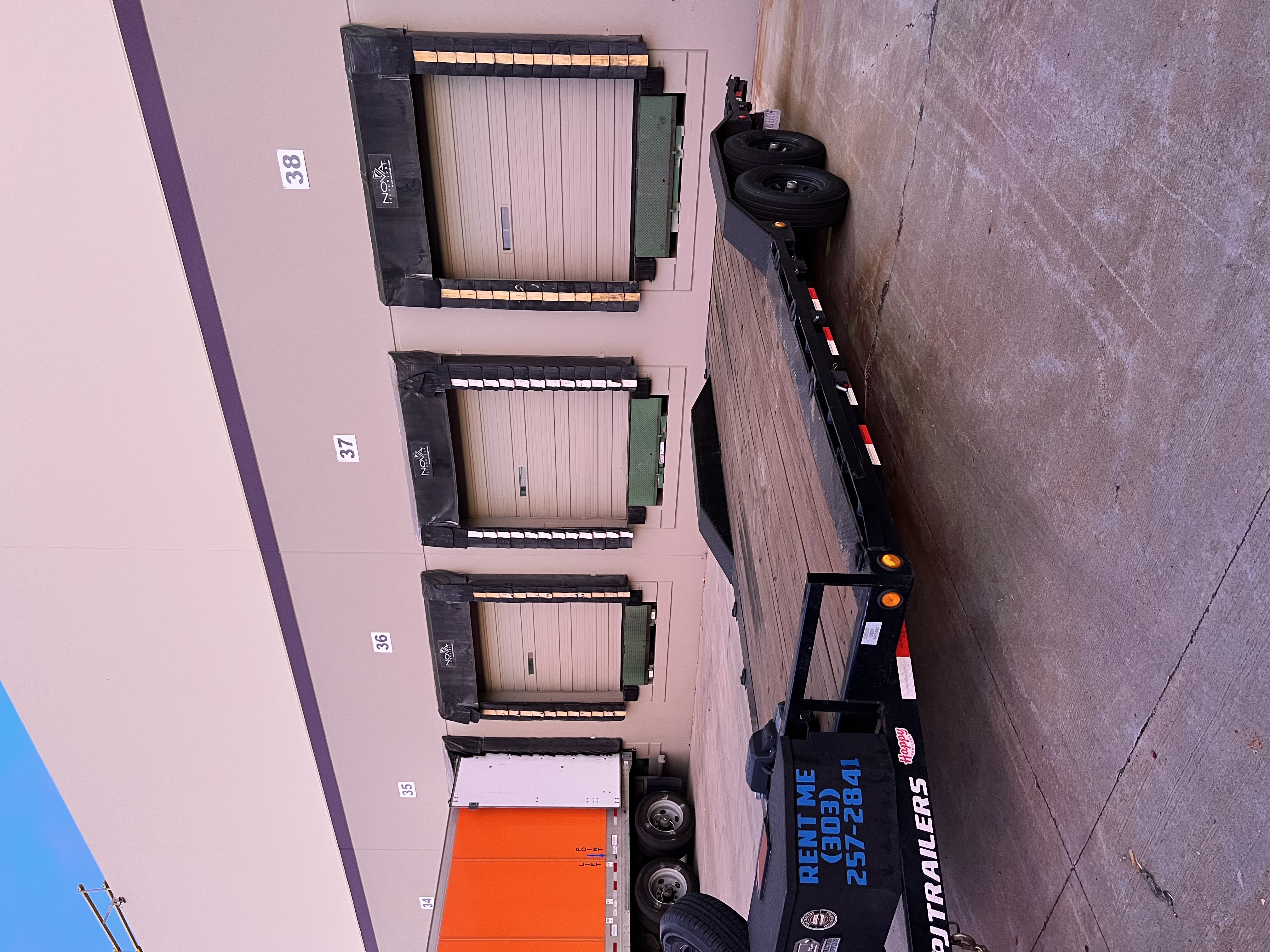 Flatbed Trailer Rentals for rent in Aurora and Denver, Colorado - Versatile open trailers ideal for moving construction materials, machinery, and palletized loads.